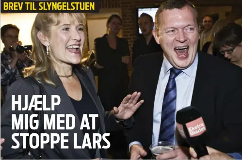  ?? FOTO: STEEN WREM/RITZAU SCANPIX ?? Sólrun Løkke Rasmussen har store problemer med sin mand, der vil vaere folkelig.