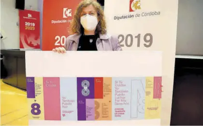  ?? CÓRDOBA ?? Alba Doblas presentó ayer la campaña en la Diputación de Córdoba.