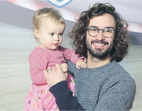  ?? ?? FAMILY TIES: Joe Wicks with his eldest daughter Indigo, who is now four.