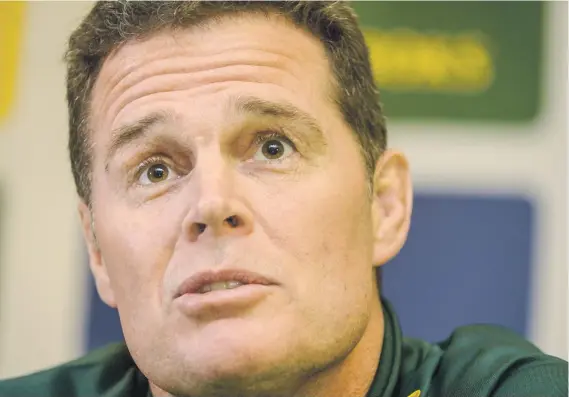  ?? Picture: Gallo Images ?? CLEAN SLATE. Coach Rassie Erasmus ushers in a new era in Springbok rugby in Washington today when he takes charge of his first Test against Wales.