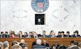  ?? TASOS KATOPODIS/EPA ?? Attorney General Jeff Sessions speaks before the Senate intelligen­ce committee Tuesday.