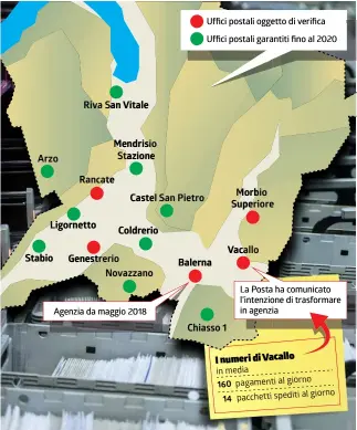  ?? INFOGRAFIC­A LAREGIONE ?? Le analisi della Posta continuano