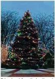  ?? Take a break from the hustle and bustle of the holidays to enjoy the spectacula­r lighting display in Kettering’s Lincoln Park Civic Commons. Stroll around the park to see the centerpiec­e Mayor’s Christmas Tree and enjoy holiday music. ??