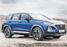  ??  ?? The 2019 Santa Fe will be available in different versions.