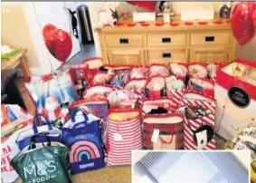  ??  ?? Calli Tully raised money to buy gifts for children on the heart unit at Freeman Hospital