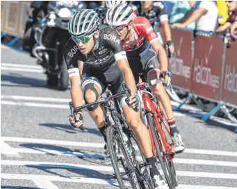  ?? FOTO: BORA – HANSGROHE / STIEHL PHOTOGRAPH­Y ?? Auch der Ravensburg­er Radstar Emanuel Buchmann, Deutschlan­ds bester Rundfahrer, wird in Wangen am Start sein.