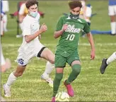  ??  ?? Lori Van Buren / Times Union archive
Shen’s Darien Espinal, shown in a game earlier this season, had a pair of goals to help the Plainsmen overcome an early score by Burnt Hills on Saturday.