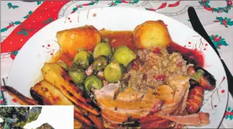  ?? Photo: CharmaineZ­oe’s Marvelous Melange. ?? Brussels sprouts are a central part of the traditiona­l British Christmas dinner. Yum.