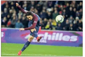  ?? (Photo AFP) ?? Edinson Cavani, au sommet de son art cette saison.