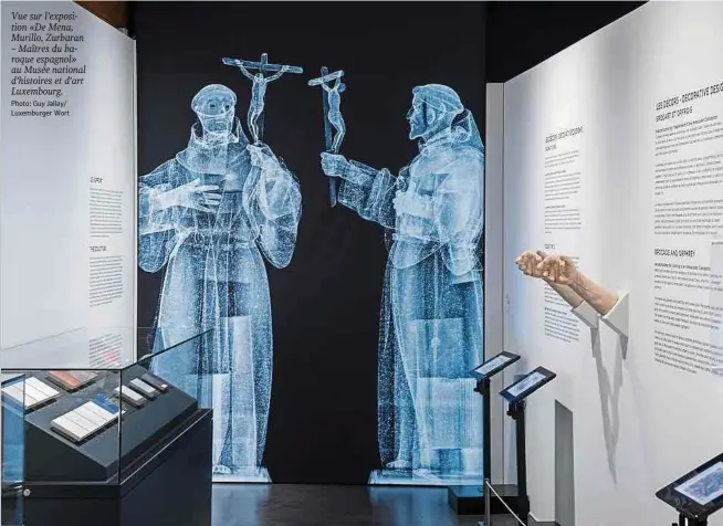  ?? Photo: Guy Jallay/ Luxemburge­r Wort ?? Vue sur l’exposition «De Mena, Murillo, Zurbaran – Maîtres du baroque espagnol» au Musée national d’histoires et d’art Luxembourg.