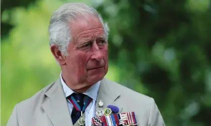  ??  ?? Prince Charles in Alrewas on 15 August. ‘At this late stage I can see no other way forward but to call for a Marshall-like plan for nature, people and the planet,’ he said. Photograph: Molly Darlington/AFP/Getty Images