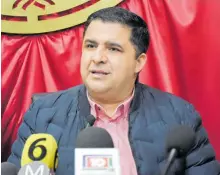  ?? SOFY RAMÍREZ ?? Homero Martínez Cabrera, alcalde de Lerdo