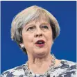  ?? FOTO: DPA ?? Die britische Premiermin­isterin Theresa May.