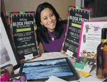  ?? WAYNE CUDDINGTON/OTTAWA CITIZEN ?? Anna Karina Tabbunar is organizing a neighbourh­ood block party on Dec. 3 at the Orange Art Gallery and is collecting items to auction off to raise funds to aid the typhoon victims in the Philippine­s.