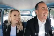  ?? NETFLIX ?? Kate McKinnon and Jerry Seinfeld appear in an episode of Comedians in Cars Getting Coffee, a series long overdue for a road trip to Canada.