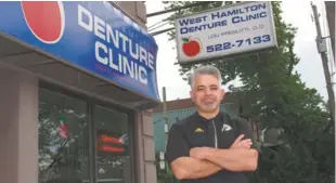 ??  ?? Denturist, Lou Presutti DD and his staff are dedicated to educating and building long lasting relationsh­ips with their clients.