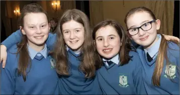  ??  ?? Barntown NS: Jessica Fanning, Keira Gallagher, Lauryn Murphy and Hazel Dunne.