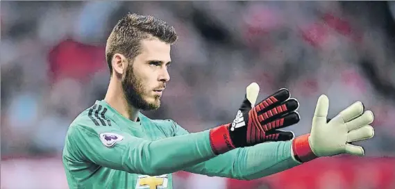  ?? FOTO: GETTY ?? David De Gea seguirá siendo el guardián de Old Trafford una vez extienda su contrato con el Manchester United