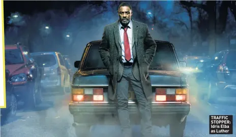  ??  ?? TRAFFIC STOPPER: Idris Elba as Luther