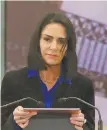  ??  ?? Reconocen tortura.
La ONU instó al gobierno federal a reparar el daño por la tortura que sufrió en 2005 Lydia Cacho.