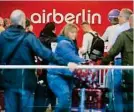  ??  ?? Air Berlin strich Flüge für 8000 Passagiere