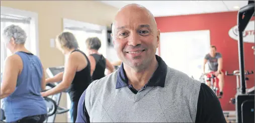  ?? MILLICENT MCKAY/JOURNAL PIONEER ?? Corey Arsenault, owner of Stretch Fitness in Summerside, shares some tips and tricks to help people stick to their new year’s resolution, one of which is to set small, realistic goals.