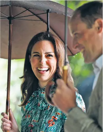  ??  ?? The Duke and Duchess of Cambridge are expecting their third child, Kensington Palace confirmed yesterday. But did the Duchess hint at the pregnancy during the couple’s trip to Poland in July when she said to the Duke: “We’ll just have to have more...