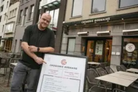  ?? FOTO DIRK KERSTENS ?? Julien Renders gaat croques maken in plaats van gelato.