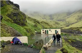  ??  ?? Seljavalla­laug geothermal pool was built by locals in 1923, and is still unknown to most tourists.