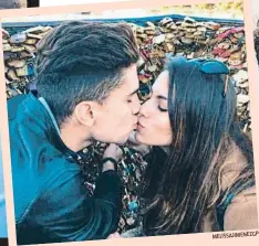  ?? MELISSAJIM­ENEZGP ?? cinco años juntosJimé­nez celebran Marc Bartra y Melissa