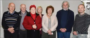  ??  ?? Pictured at the ‘Ballyhea Says Know’ meeting on last Sunday were Pat and Frances O’Brien,Dan Shine, Margaret Metelco, Catherine Murphy, T.D. Michael Enright and Paul Murphy, T.D.