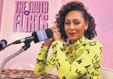  ??  ?? Celebrity dating: Mel B launching The Truth Flirts podcast and (inset below) with daughter Phoenix Chi Gulzar