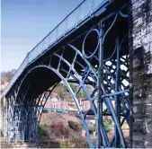  ??  ?? £3.6m restoratio­n: The Iron Bridge
