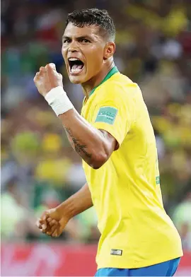  ?? Picture: Getty Images ?? OUTSTANDIN­G. Neymar may be the name on everyone’s lips, but Thiago Silva (above) and the rest of the Brazilian defence have been outstandin­g for the team so far.