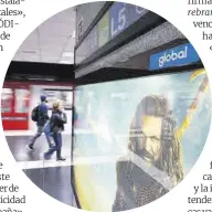  ?? ?? La nueva empresa ya aparece en las estaciones de metro.