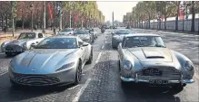  ?? THIBAULT CAMUS THE ASSOCIATED PRESS FILE PHOTO ?? One of the most colourful and well-known brands among sports-car aficionado­s, Aston Martin is known to a wider audience as the ride of choice in James Bond movies.