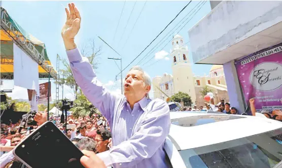  ?? JAVIER RÍOS ?? En su gira por Puebla aseguró que el magisterio nunca se ha negado a la evaluación.