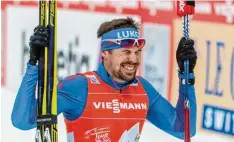  ?? Fotos: Ralf Lienert ?? Der Russe Sergej Ustiugov dominiert die Tour de Ski. Auch beim gestrigen Rennen in Oberstdorf war er nicht zu schlagen.