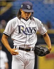  ?? TAMPA BAY TIMES ?? Rays starter Chris Archer, sent to the Pirates for two young players, was among the bigger names heading elsewhere on trade-deadline day.