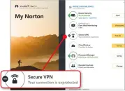  ?? ?? Norton 360’s options include a VPN, password manager, cloud backup and more