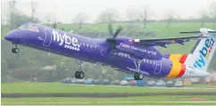  ??  ?? Regional carrier Flybe accounts for 80% of flights from Belfast City Airport