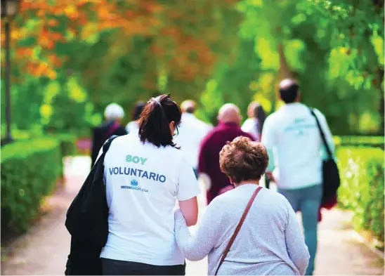  ?? MUTUA MADRILEÑA ?? El programa de Voluntaria­do Corporativ­o de Mutua Madrileña lleva activo desde 2011