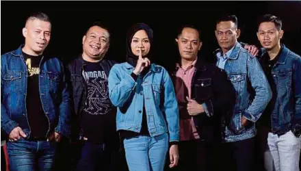  ?? (Foto Mohamad Shahril Badri Saali/bh) ?? TOSS Band mempertaru­hkan single berjudul Pencipta Rasa untuk menembusi dunia muzik arus perdana.