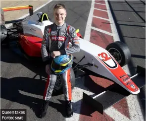  ?? Photos: Jakob Ebrey ?? Queen takes Fortec seat