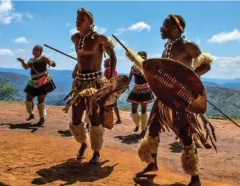  ?? DURBAN TOURISM BOARD ?? The performers at PheZulu Safari Park are not actors, they are real Zulus who have strong roots in the valley.