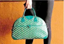  ??  ?? Desde 1972 la casa Goyard ha sido un ícono de lujo y alta calidad