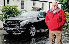  ??  ?? WORN OUT Leather seat on M-class started to crack after only two years; now owner Allan wants Merc to pay for repairs