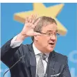  ?? FOTO: DPA ?? Armin Laschet (CDU) bei einer Rede auf einem Parteitag.