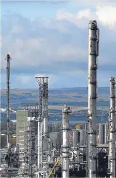  ?? Picture: PA. ?? Ineos says the shale gas will replace dwindling North Sea supplies and secure raw material for Grangemout­h, supporting thousands of manufactur­ing jobs.