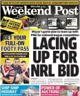  ??  ?? FLASHBACK: A report in the Weekend Post last month on the interest in Cairns working with Papua New Guinea to host an NRL team.